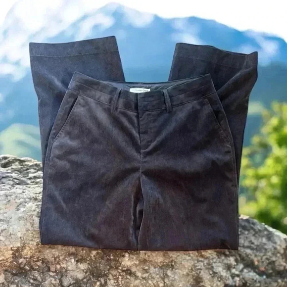 Coldwater Creek Trouser Fit gray corduroys – with a touch of  stretch. 8 Petite - Picture 2 of 12